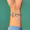 Quiges Charms Anhänger Versilbert Wurfel Versilbert Damen Schmuck für Bettelarmband