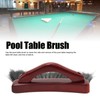 Pool Table Brush Soft Bristles Ergonomic Handle Arc Shaped Billiard