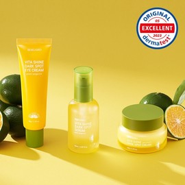 Bergamo Citrus Vita Shine Blemish Serum + Cream + Eye Cream 3-piece Set / 베르가모 청귤 비타 샤인 잡티 세럼 + 크림 + 아이크림 3종 세트