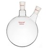 StonyLab Glass 2 Neck Round Bottom Flask RBF, with 24/40