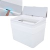 8L Bathroom Trash Can with Lid Automatic Garbage Can USB
