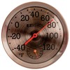8" Metal Dial Thermometer/Hygrometer Oil Rubbed Bronze