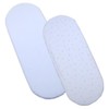 BabyPrem Pack of 2 Fitted Moses Basket Sheets 100% Cotton - 1 White & 1 Moon & Stars Design