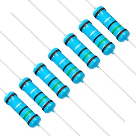 Chanzon 30pcs 2W 1.5 Ω ohm 1r5 Metal Film Fixed Resistor 0.01 ±1% Tolerance 1.5R MF Through Hole Resistors Current Limiting Rohs Certificated