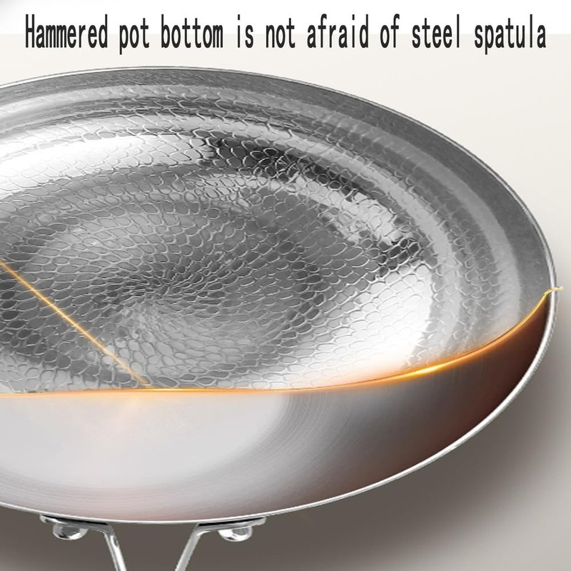 Toutrop Titanium Hammered Soup Pot, Nonstick Soup Pot, Large Cooking