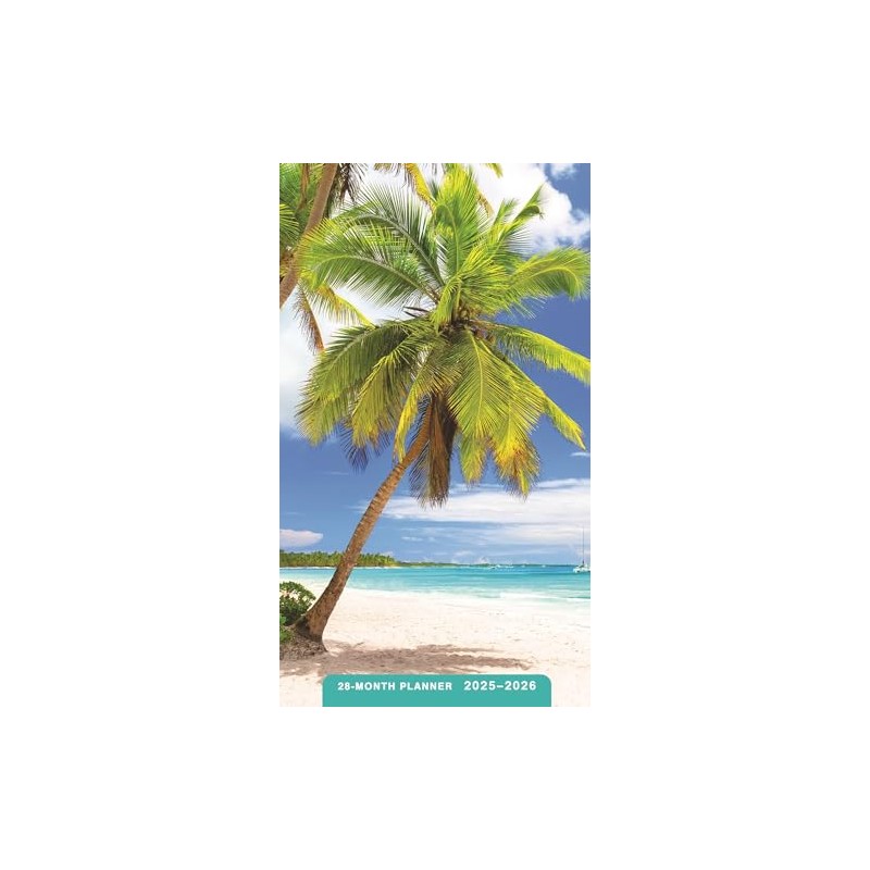 Beaches: 2025-2026 28-Month Inspirational Pocket Planner