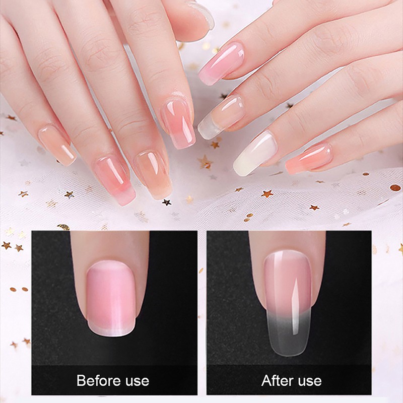 Gel Nails Set Nail Gel Set with Nail File Brush