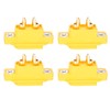 10Pcs Male Plug Connector XT60E1-M Mountable Brass Gold Plated Heat