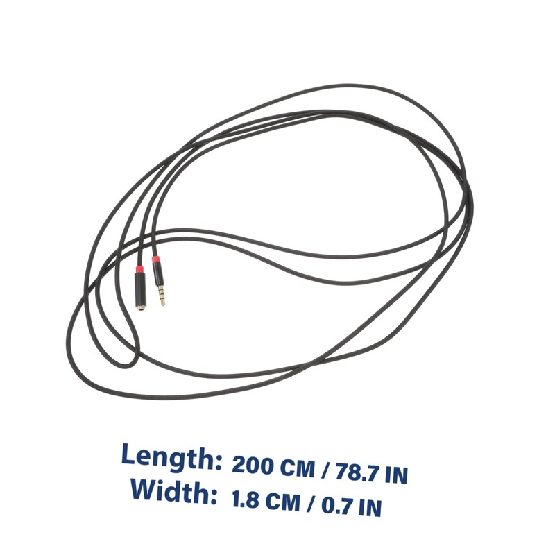 Gatuida 4pcs -Resistant 3.5mm Audio Cable Headphones Earphones Cable Extender