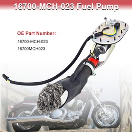 Meiclics 16700-MCH-023 Fuel Pump Assembly Compatible with Honda VTX1800 VTX1800C VTX1800R VTX1800S 2002-2004 - Electric Fuel Injection Pump 16700MCH023