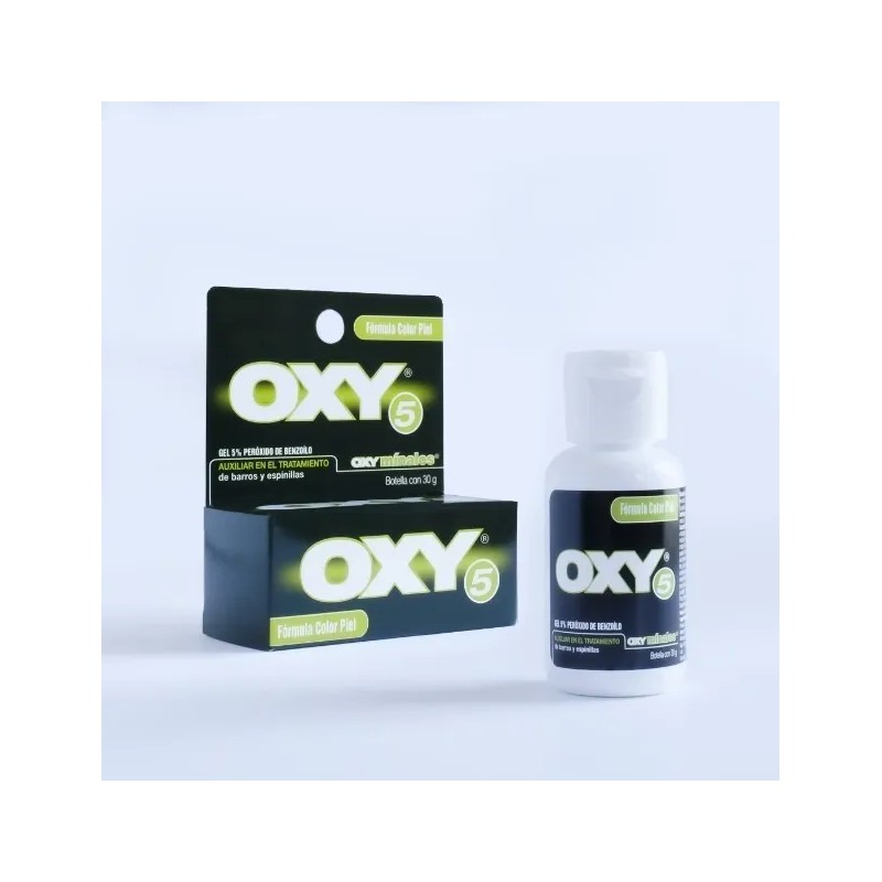 Oxy 5 Gel Antiacné Color Piel 30 g Control Barros