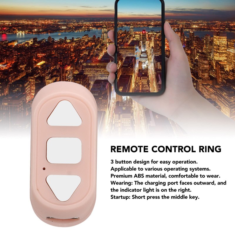 Fingertip Page Turner for Bluetooth Control Page Turner with Multisystem