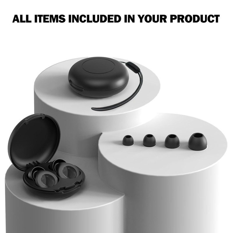Ear Plugs for Sleeping Noise Cancelling, Perfect -30dB Reusable Silicone