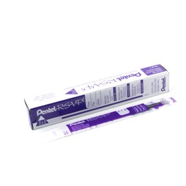 Ink Refills for Pentel Ballpoint Pens (BK90, BK93SP, BK77), 0.7mm Medium Point, Green Ink, BKL7-V, Box of 12