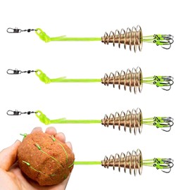 Fishing Hook Kit - Antihanging Bottom Hook Spring Fishing Hook,Fishing Hooks Fishing Accessories, Fishing Weights Sinkers Swivels for Crappie, Bluegill, Bass