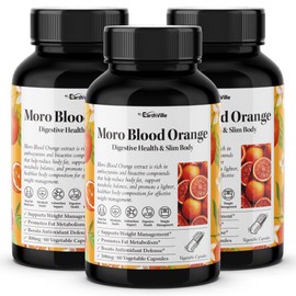 Earthville Moro Orange Blood Orange Extract 500mg 60 Veggie Capsules 3 / 어스빌 모로오렌지 블러드오렌지 추출물 500mg 60베지캡슐 3개