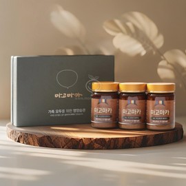 Black Maca Powder for Men 150g x 3 Bottles Gift Set Peruvian Black Maca 100% Powder Powder / 남성용 블랙마카 가루 150g x 3병 선물세트 페루산 블랙마카 100% 분말 파우더