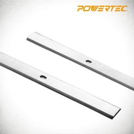 POWERTEC 13 Inch Planer Blades for Delta 22-580, 22-555, Grizzly G0689, Craftsman 21743, POWERTEC PL1300, Steel City 40100 Planer, Replacement for Delta 22-549 Planer Knives, Set of 2 (12802V)