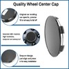 GTownWorks 2.6in Wheel Center Caps 66mm ABS Plastic Wheel Center
