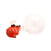 Faukart Cute Handmade Glasswork Floating Clown Fish Width: 0.8 inches