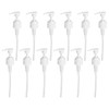 sourcing map 12Pcs Liter Pump Dispenser, 28/410 Universal Shampoo Container