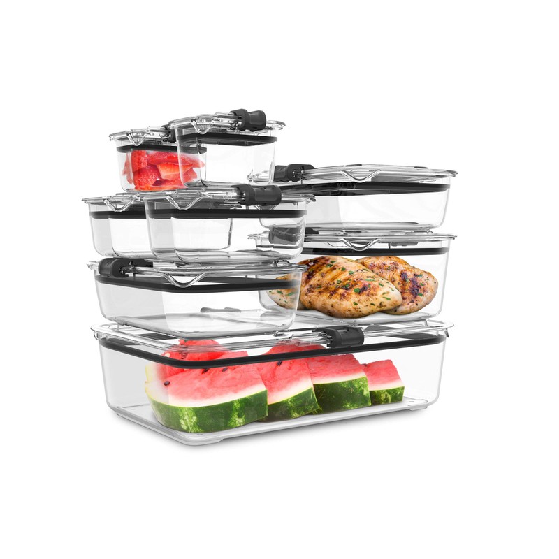 Prepara Latchlok - Recipiente de almacenamiento de alimentos Tritan de