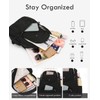 Foldable Backpack for Women, Lightweight Travel Backpack Purse Black