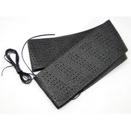 2 x Steering Wheel Covers for Lacing Yourself Black