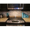 Hominter Beach Style Tile Real Seashell Conch Inside Lake Green