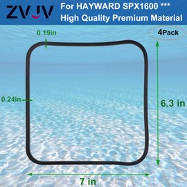 ZVJV 4 Pack SPX1600S O-177 Replacement Gasket Compatible with Hayward Super Pump Lid Gasket, for Super Pump Models SP1600X, SP2600, SP2600X