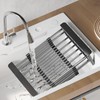 Extend Kitchen Sink Drain Basket,Stainless Steel Retractable Sink Rack,Over Sink