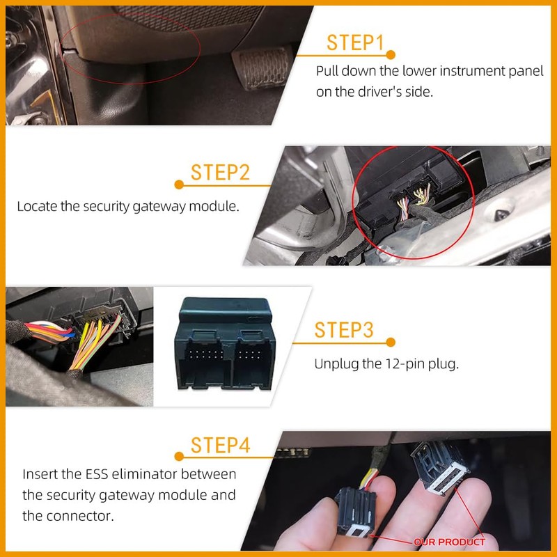 Auto Start Stop Eliminator for 2018-2024 J-eep Wrangler JL &