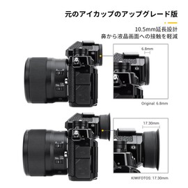 Nikon DK-33 Eyepiece Compatible with Nikon Zf Z9 Z9 Z8 Z 8 Camera Stray Light Blocking Finder Protection Nikon DK-33 Eyepiece Compatible