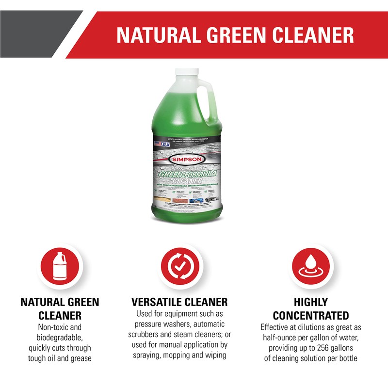 SIMPSON Cleaning 88283 Cleaner, Concentrated Soap Solution for Pressure Washers