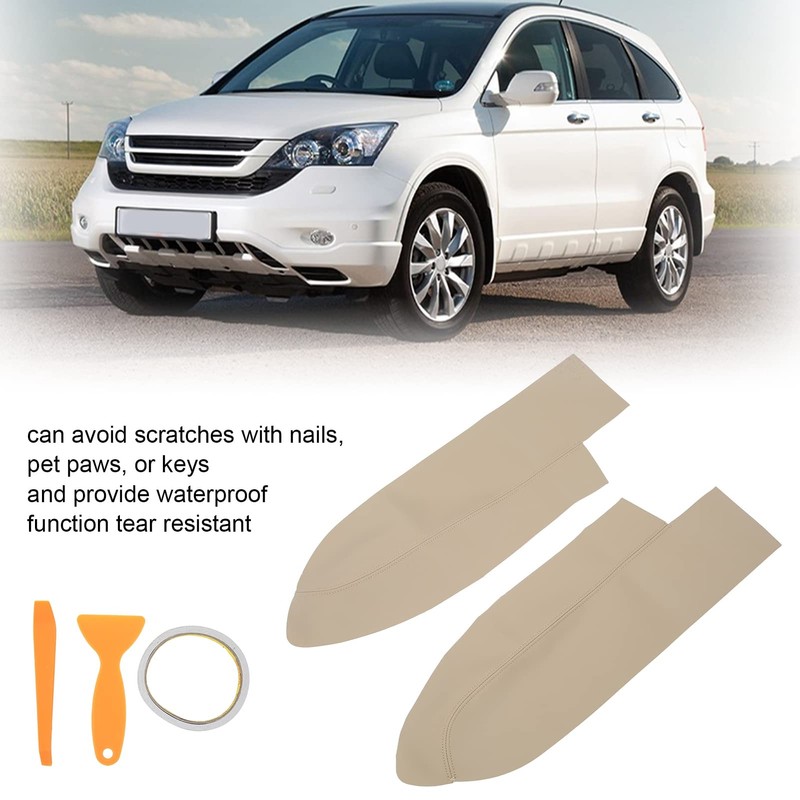 Ymiko 1 Pair Front Door Trim Armrest Cover Replacement for