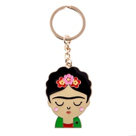Sass & Belle - Keyring - Boho Fiesta - Frida Kahlo - Enamel