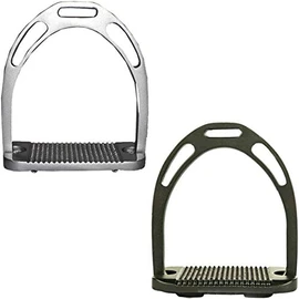 HKM Light Aluminium Stirrups Silver One Size