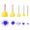 Anyasen Painting Sponge 17 Pieces Synthetic Sponges Round Sponge Set
