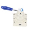 4HV230-08 Air Valve 4 Way 3 Positions Hand Lever Direct