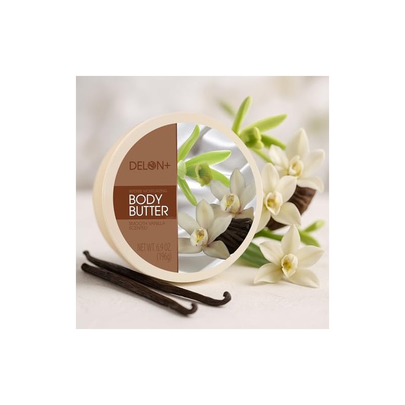 Delon Smooth Vanilla Body Butter - 2 Pack