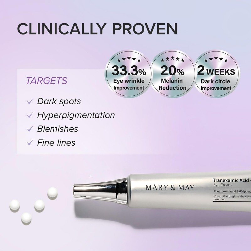 Mary&May [Mary&May]*mini* Tranexamic Acid+ Glutathione Eye Cream 12g