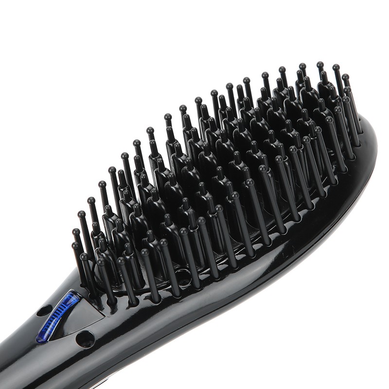 Hair Straightener Comb Ceramic Anion Temperature Control Hair Straightener Brush