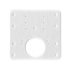 10x Hinge Repair Plate for Cabinet Door, Stainless Steel Hinge