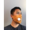 Sunset Orange Team Mask w/Vent Valve - Head Accessory -