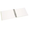 Spiral album BELLA VISTA uni 24/17 green with white pages