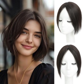 Mekylio Hair Toppers for Women with Thinning Hair Toppers 360° 3D Hair Pieces for Women Clip Ins Fake Bangs Perfect Solution for Thinning-hair and Stylish Upgrade