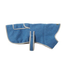 L.L.Bean 0SAN320000 Dog Sweater Fleece Jacket Large Rustic Blue