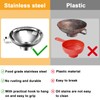 Canning Funnel, Stainless Steel Wide Mouth Funnel, Wide-Mouth Kitchen Funnel