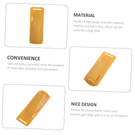 BESPORTBLE 1pc Creative Shoe Odor Deodorizer Box Portable Odor Absorber for Shoes Cabinets Lemon Scent Lightweight and Convenient Freshener for Sneakers and Gym Bags