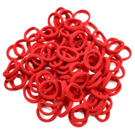 100 lazos gruesos de algodón sin costuras para el pelo, gomas elásticas para el pelo, sin daños, lazos para el pelo, diámetro de 3,8 cm para mujeres, niñas, niños, pelo grueso